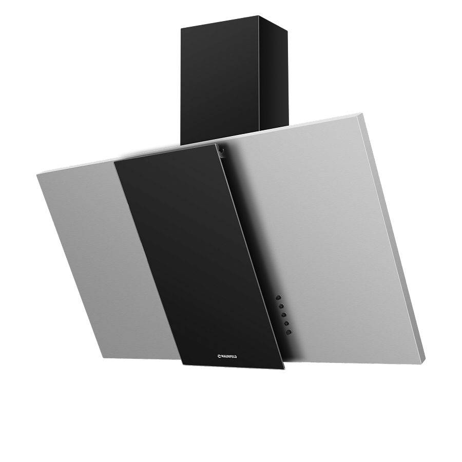 Вытяжка MAUNFELD Irwell GS 90 (нержавеющая сталь/черное стекло)