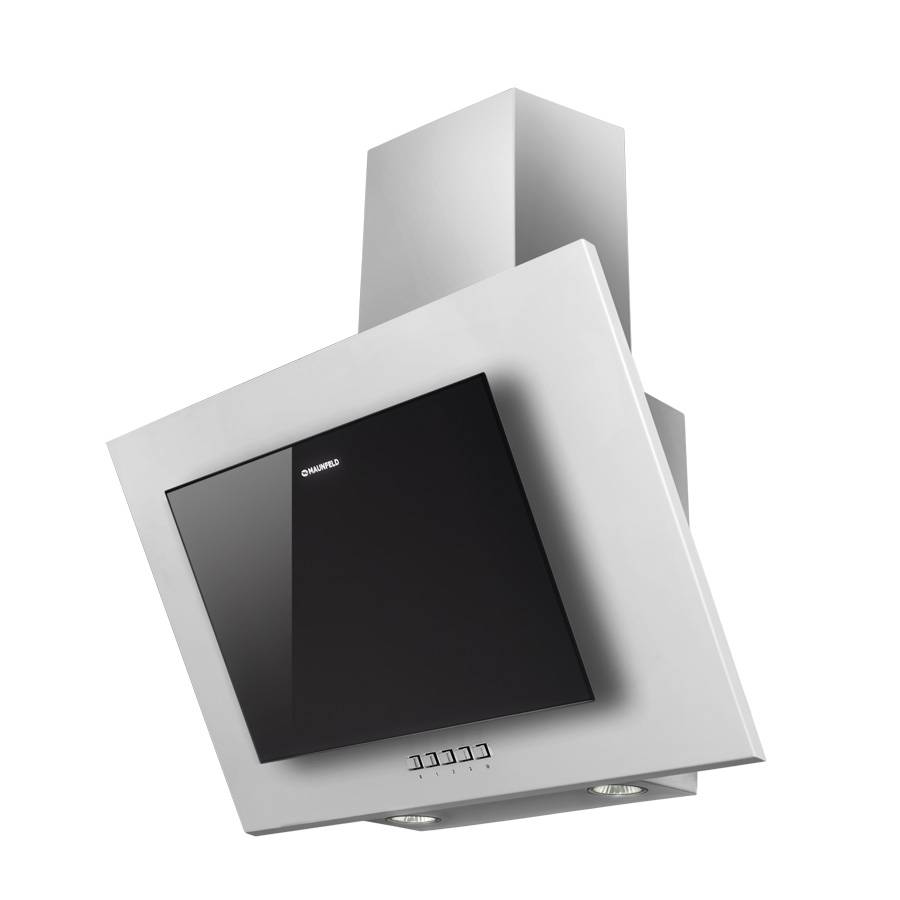 Вытяжка MAUNFELD Tower CS 50 (нержавеющая сталь, черное стекло)