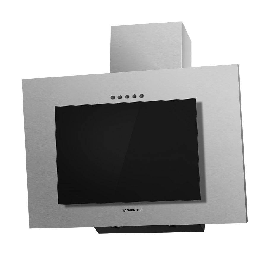 Вытяжка MAUNFELD Tower Gs 60 (нержавеющая сталь, черное стекло)