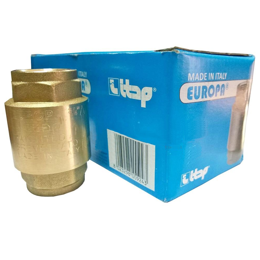 Обратный клапан с латунным затвором 1/2 дюйма в Минске