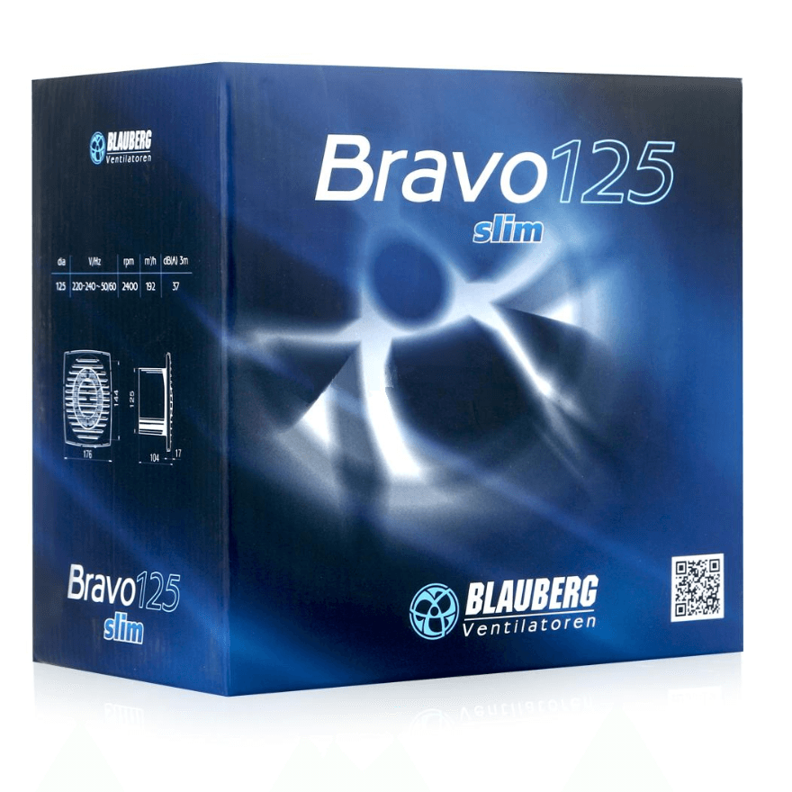BRAVO 125S / Вентилятор с включателем бытовой BLAUBERG d.125