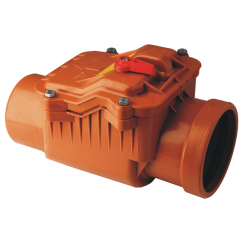 Клапан обратный для нар. канализации 110, OSTENDORF