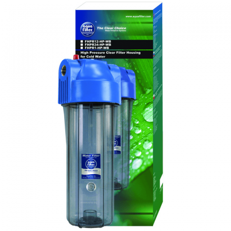 SlimLine / Фильтр-колба 3/4" для холодной воды FHPR34-B1-AQ 3/4", AquaFilter