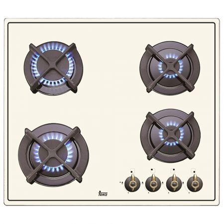 Газовая варочная поверхность TEKA ER 60 4G AI AL CI WHITE CREAM