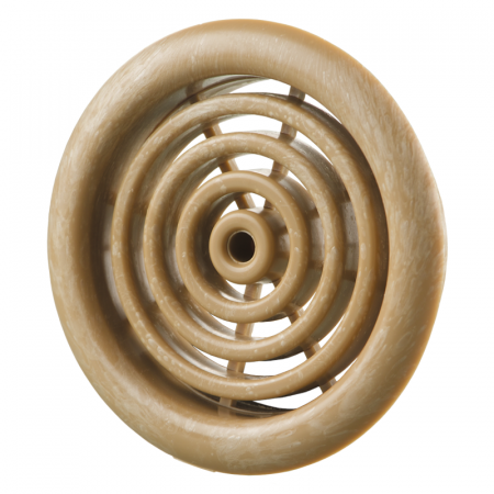 МВ 51/4бВ св. дуб / Дверная решетка круглая d.50мм св. дуб, Vents (комплект 4шт)