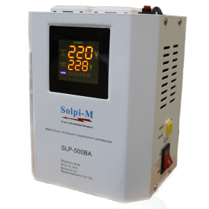 Электронно-релейный стабилизатор напряжения SOLPI-M SLP 500 BA (настенный)