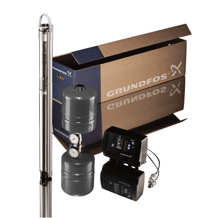 Комплект для поддержания постоянного давления с насосом Grundfos SQE 3-105