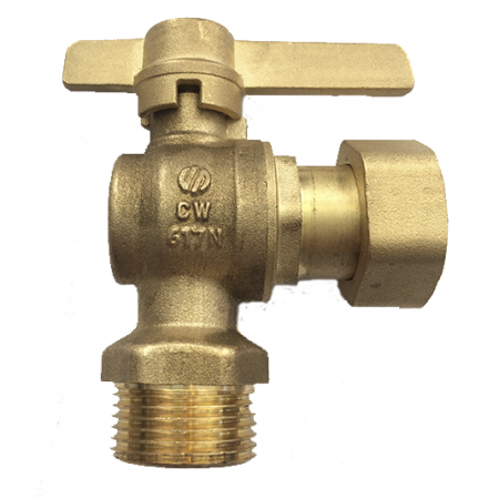 1/2"-3/4" ВН / Кран шаровый угловой SIL с НАКИДНОЙ ГАЙКОЙ Ду15-20, ARCO