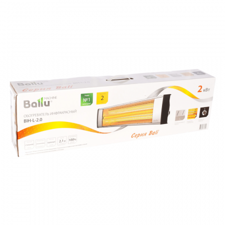 Инфракрасный электрический обогреватель для потолка Ballu BIH-L-2.0