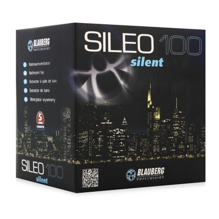 SILEO 100H / Вентилятор бытовой с датчиком влажности BLAUBERG d.100