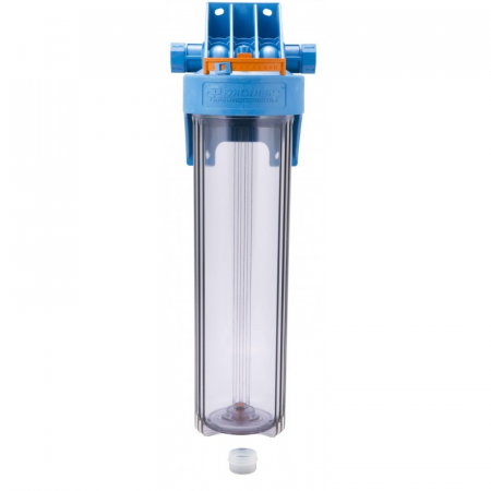 20BB / Фильтр-колба 1" для холодной воды 1 МС 20" Т Big Blue, Джилекс (горизонтальное подключение)