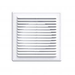 Решетка вентиляционная 200х200мм / d.125 (белая), ЭРА / 2020RR12.5F