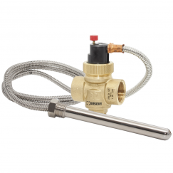 Термозащитный клапан ESBE VST212 предотвращает избыточные температуры в котлах на твердом топливе
