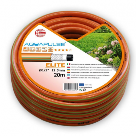 ELIT / Шланг армированный 4-х слойный 1/2" (12,5мм), оранжевый, Aquapulse (FITT)