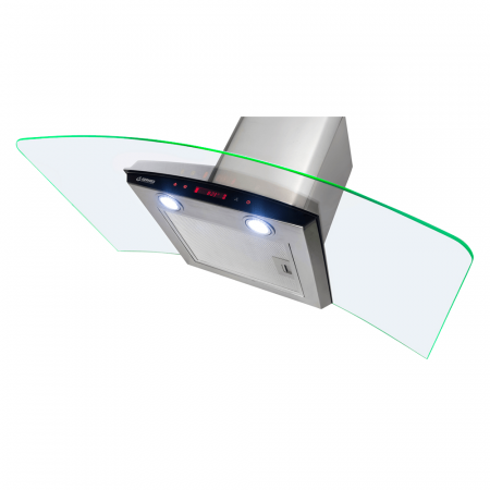 Вытяжка GERMES ALT SENSOR LED RGB 90см, нержавеющая сталь