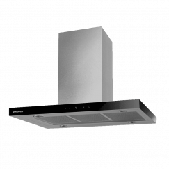 Вытяжка MAUNFELD Harbour 90 (нержавеющая сталь/черное стекло)