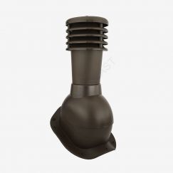 Труба вентиляционная с проходным элементом KBW-1-7, темно-коричневый