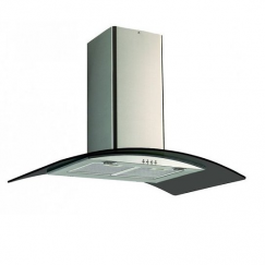 Вытяжка MAUNFELD ANCONA Plus 90 (нержавеющая сталь/чёрное стекло)