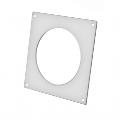 Пластина (накладка) настенная для круглых каналов d.100, ЭРА / 10НКП