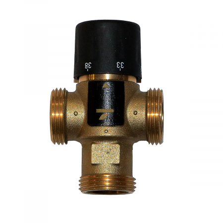 PF.108.1082B / Термостатический смесительный клапан 1", KVS 1,6 (temp 20-43°C), PROFITT