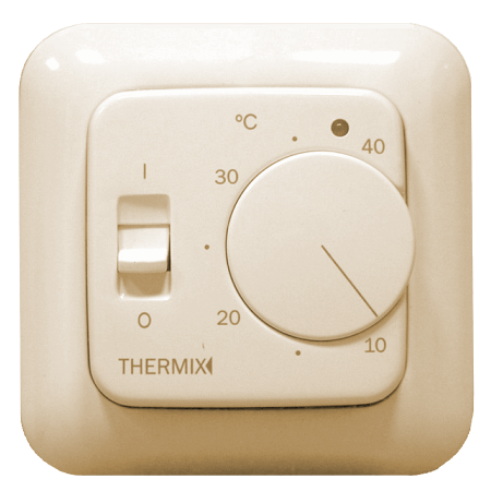 Терморегулятор для теплого пола Thermix бежевый