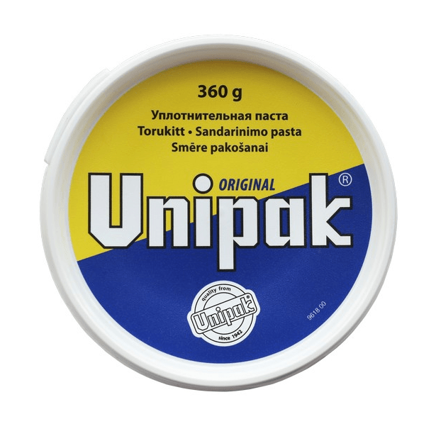 Паста для уплотнения резьбовых соединений "UNIPAK", банка 360г