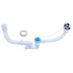 E255 / Сифон для ванны с вып. и пер. 1 1/2