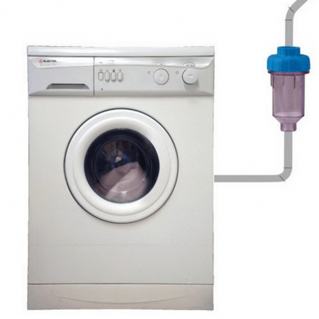 Прозрачный фильтр для стиральной машины с полифосфатом Aquafilter FHPRA2, 3/4 дюйма