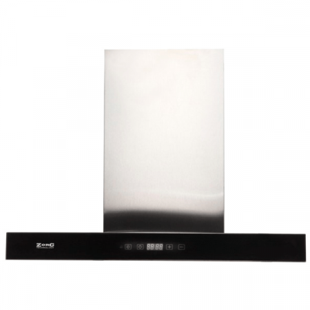 Вытяжка ZorG technology Stels 750, нержавеющая сталь + черное стекло, 60 см