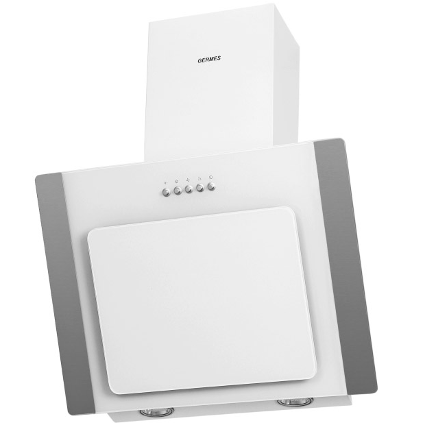 Вытяжка GERMES Delta бел с декором (50 см)