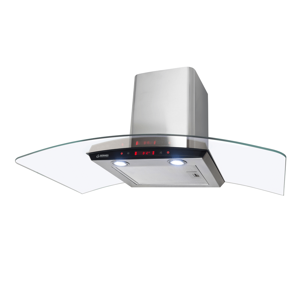 Вытяжка GERMES ALT SENSOR LED RGB 90см, нержавеющая сталь