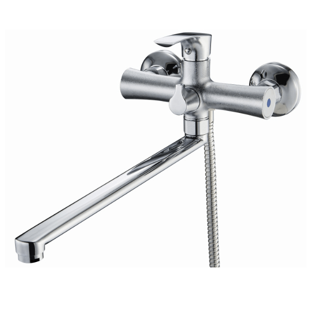 FAB7-A020 / Смеситель для ванной D25 однорычажный с длинным изливом, G.Lauf