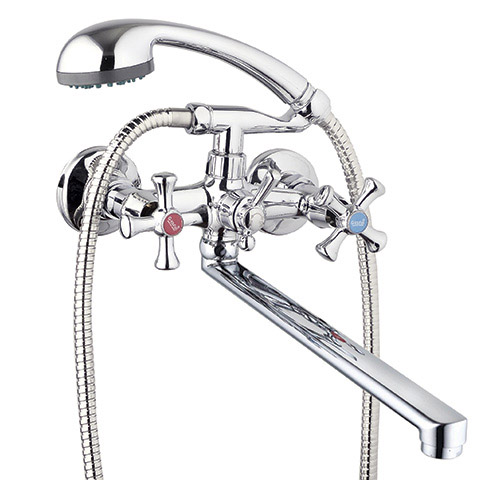 QFR7-C827 / Смеситель для ванны двухвентильный с плоским изливом, G.Lauf