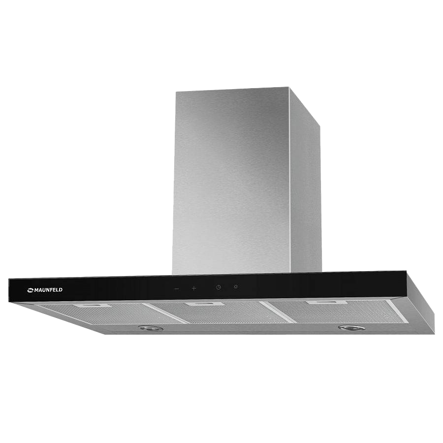 Кухонная вытяжка MAUNFELD RODING 90 (нержавеющая сталь/черное стекло)