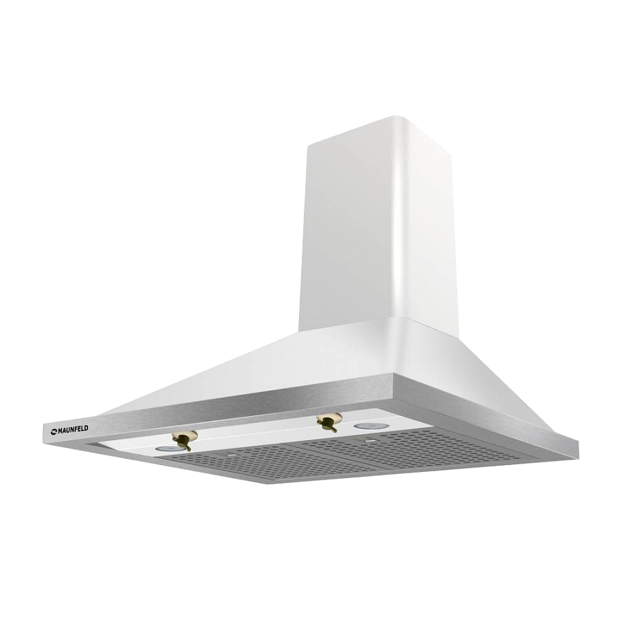 Вытяжка каминная MAUNFELD RETRO FRAME 60 (белый цвет)