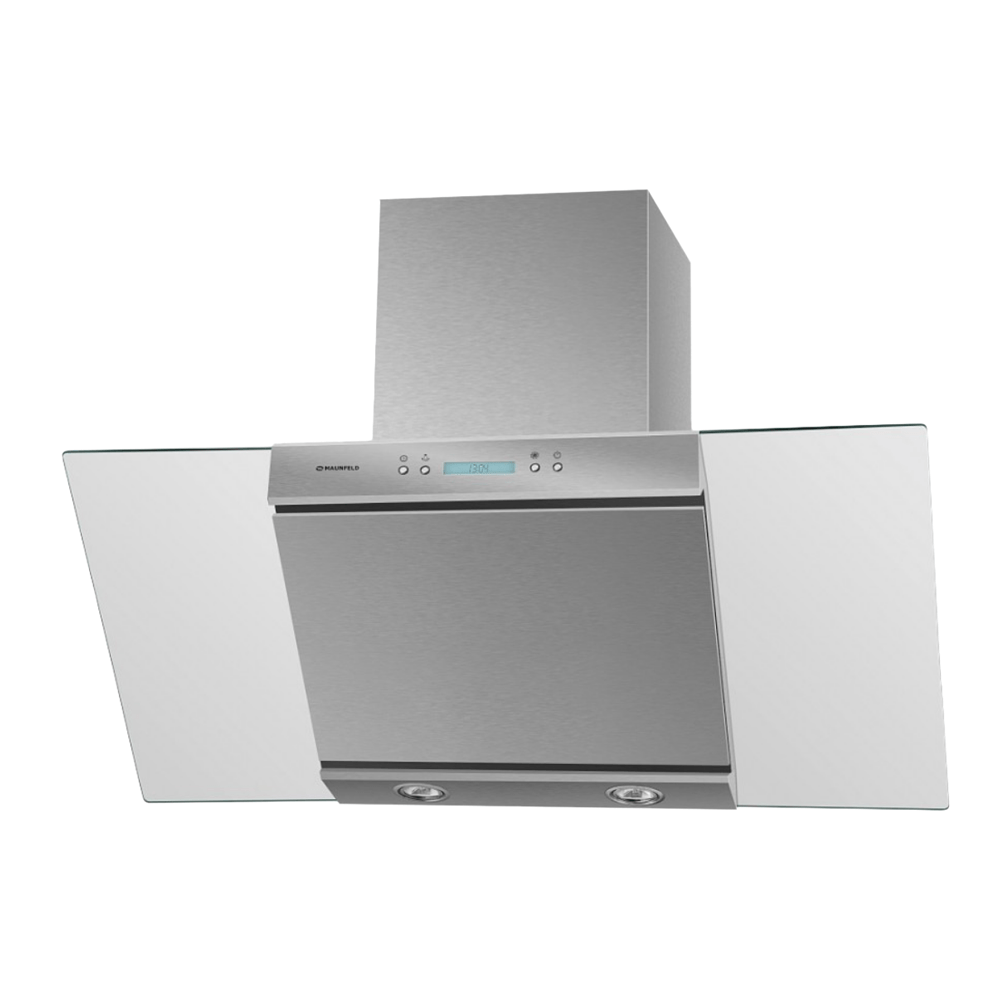 Вытяжка MAUNFELD GLORIA 90 (нержавеющая сталь/прозрачное стекло)