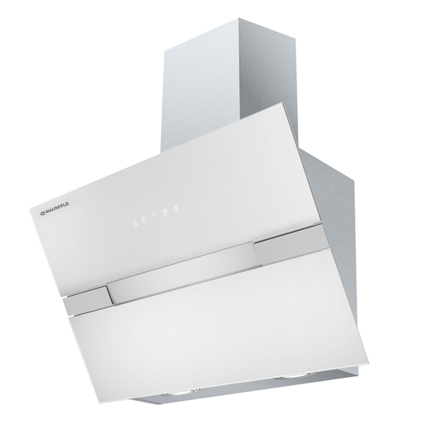 Вытяжка MAUNFELD MERSEY 60 (нержавеющая сталь / белое стекло)