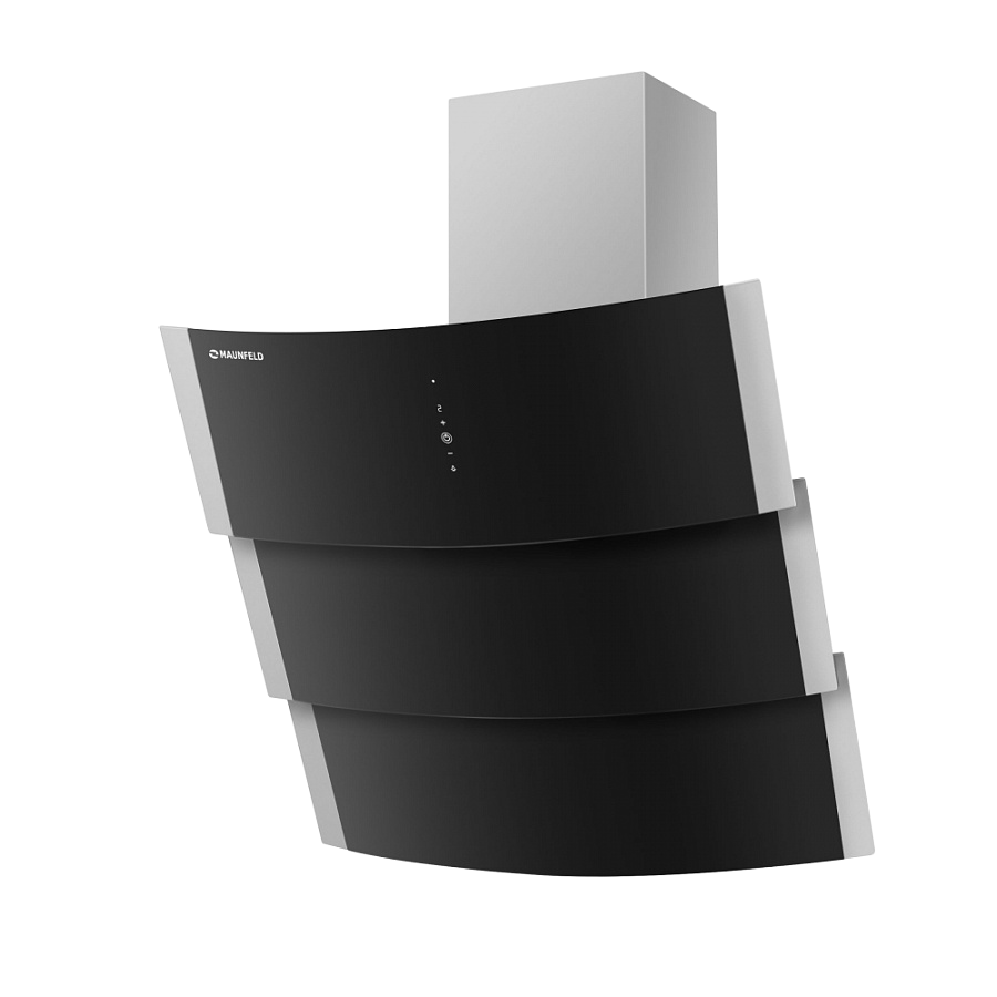 Вытяжка MAUNFELD ORION 60 (черное стекло/полоски 