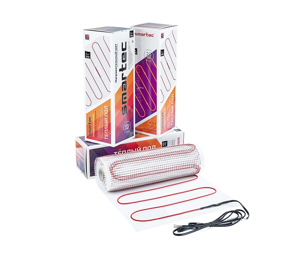 3,5 м2 / Мат двухжильный нагревательный MAT 170-3,5/595 / Smartec (Беларусь)