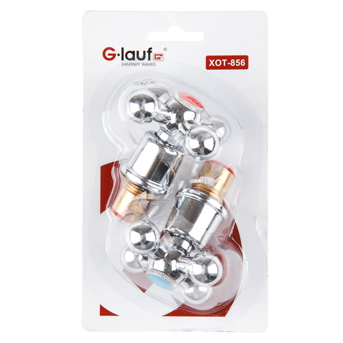 XOT-856 / Вентильная головка (кран-букса + маховик) в блистере, G.lauf