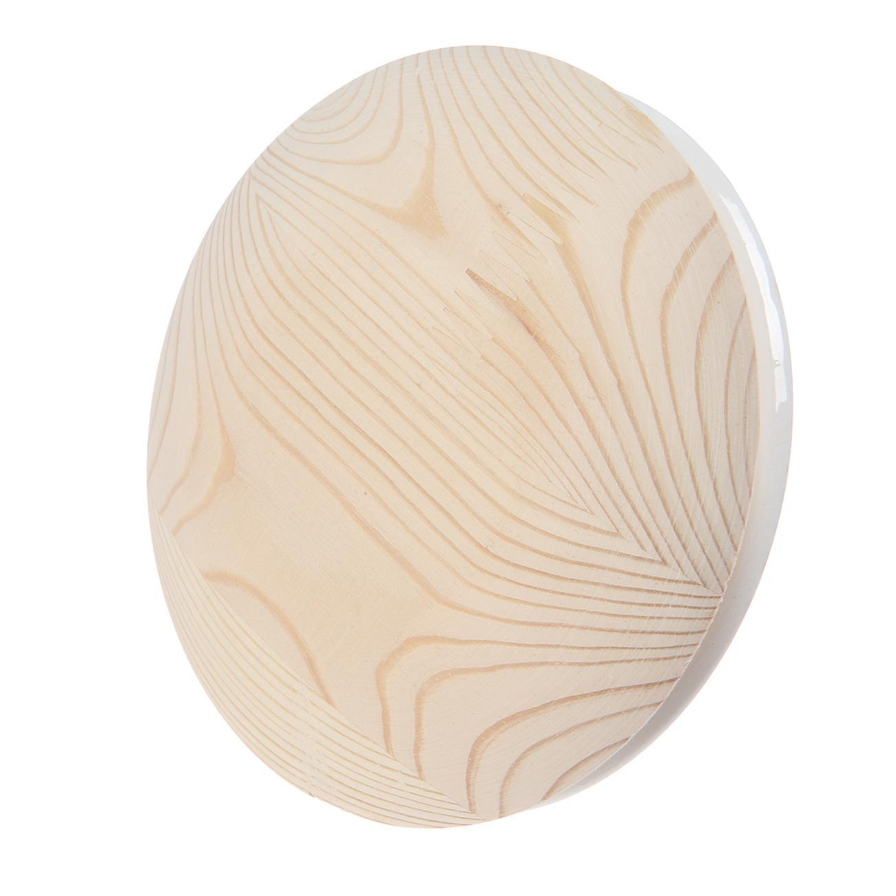 10DW Pine / Анемостат с мет. фланцем и деревянным обтекателем СОСНА, D100мм, ЭРА