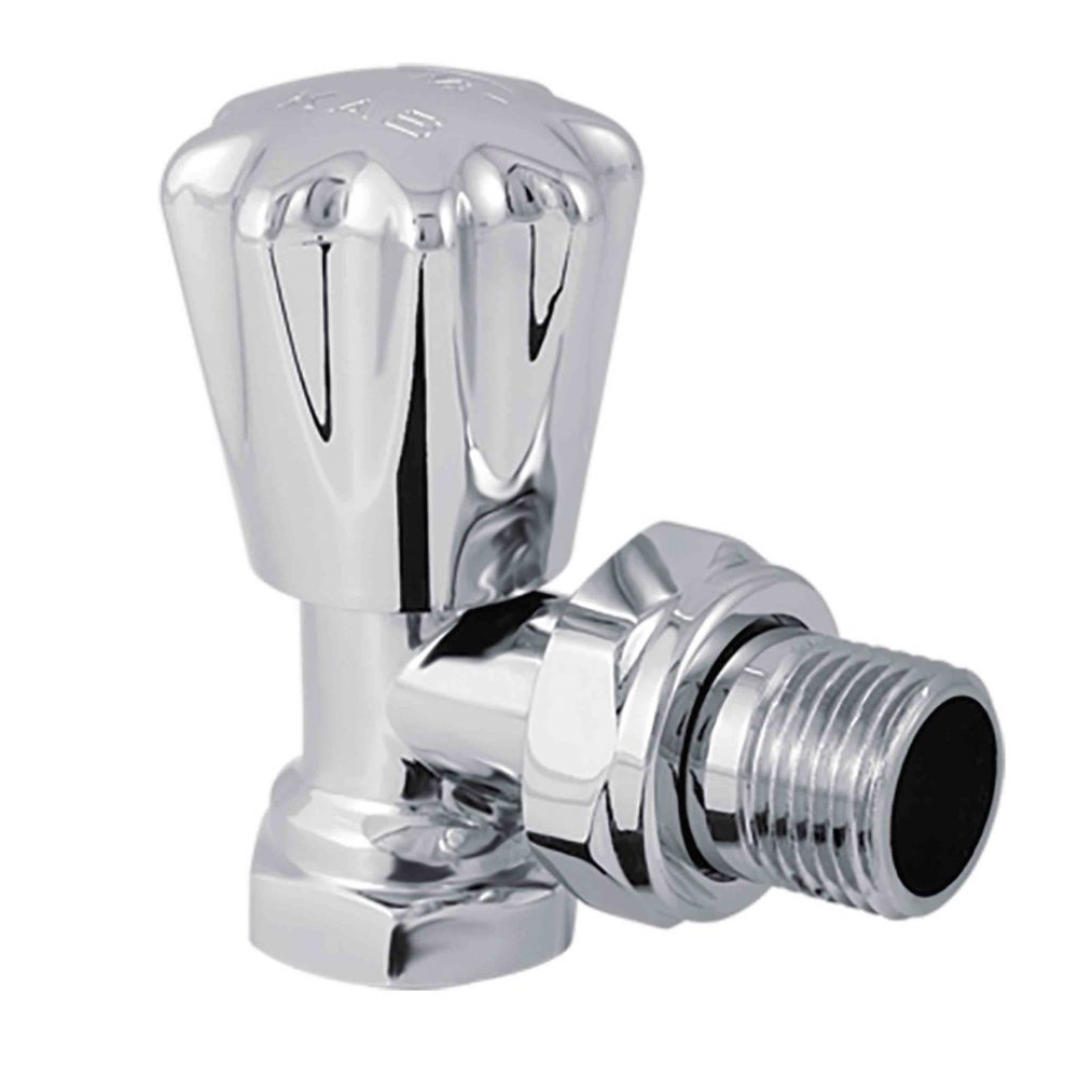 Кран для радиатора / полотенцесушителя угловой 1/2