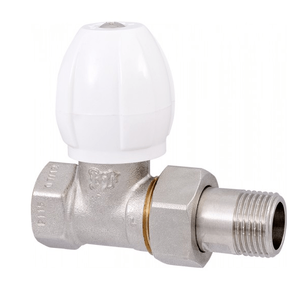 Вентиль радиаторный регулировочный прямой с конусным затвором 