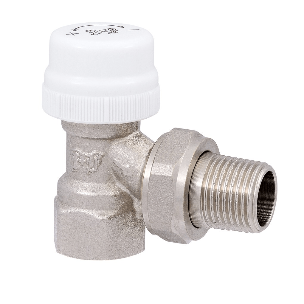 Клапан (кран) радиаторный термостатический угловой 1/2