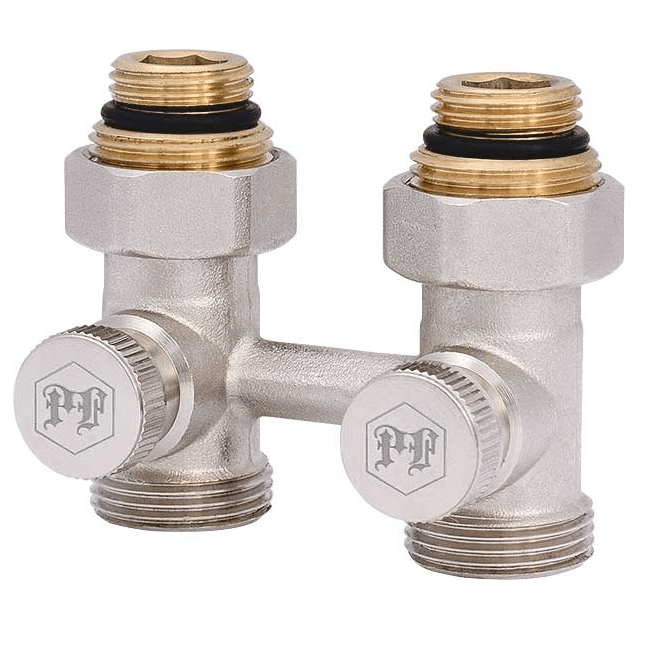 Узел нижнего подключения радиатора 1/2х3/4 прямой под евроконус