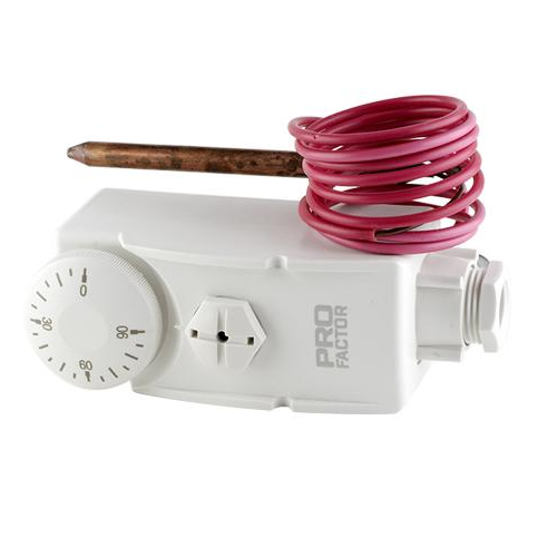 Термостат с капиллярной трубкой 16А, (PF TC 641W), ProFactor