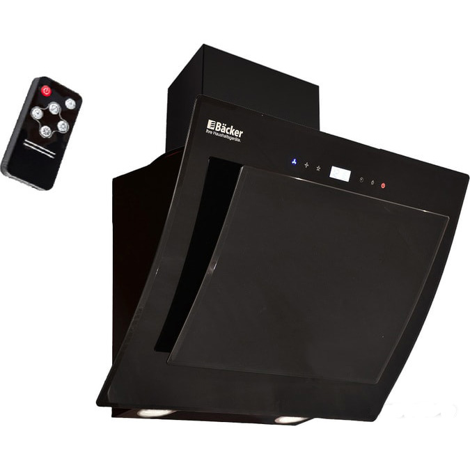 Кухонная вытяжка Backer AH60E-TG8L200 Black Glass