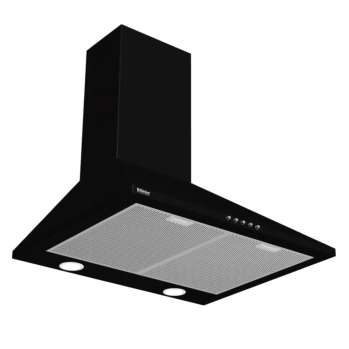 Кухонная вытяжка Backer KH60A-F1 Shiny Black