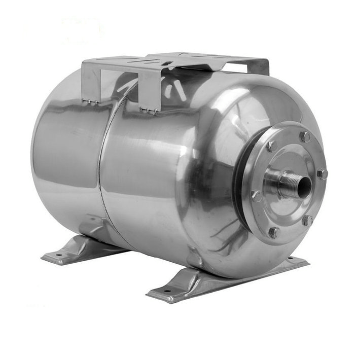 Бак-гидроаккумулятор 50л горизонтальный INOX, GreenPump