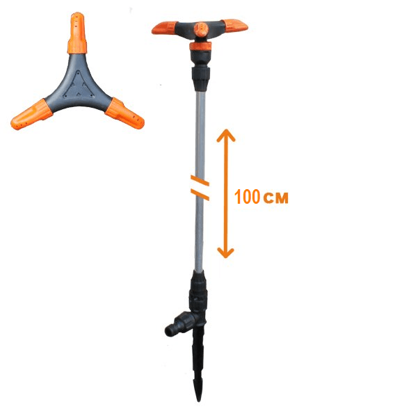 Ороситель удлиненный 3-х рожковый 1/2-3/4 (100см), ЖУК
